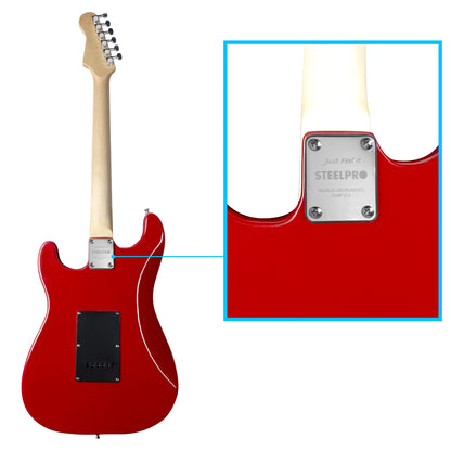 Paquete Guitarra Electrica Jethro 019-SK Series By Steelpro Str