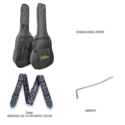 Paquete Guitarra Electrica Jethro 019-SK Series By Steelpro Str