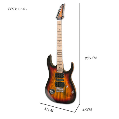 Paquete Guitarra Electrica Jethro 041-SK Series By Steelpro