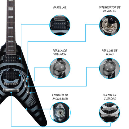 Guitarra Electrica Series Jethro By Steelpro 071-lx