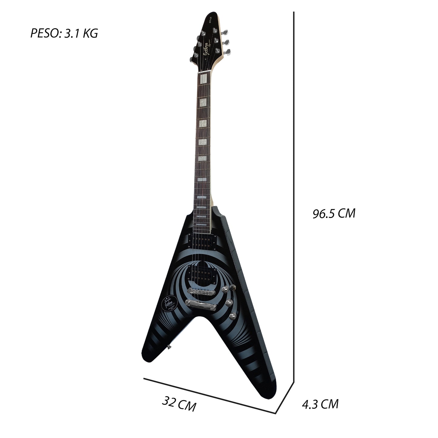 Guitarra Electrica Series Jethro By Steelpro 071-lx