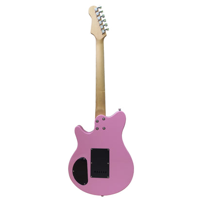 Guitarra Electrica Series Jethro By Steelpro 073-lx Color PINK BINDING BLACK Orientación de la mano Diestro
