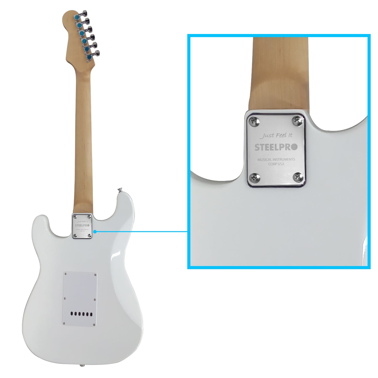 Guitarra Electrica Jethro Series By Steelpro 076-lx