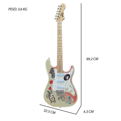 Guitarra Electrica Jethro Series By Steelpro 077-lx