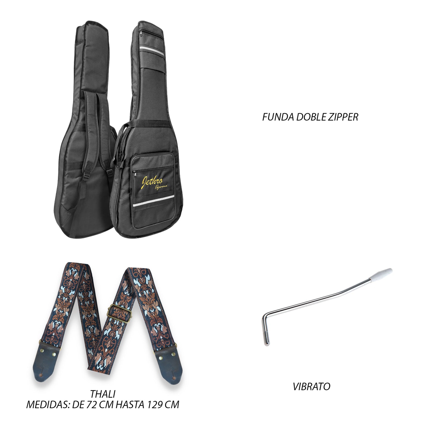 Guitarra Electrica Jethro Series By Steelpro 077-lx