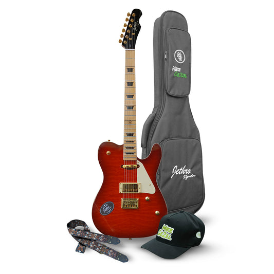 Guitarra Edición Limitada 090 Js-mk By Steelpro 50 Unidades Diestro Miel Maple