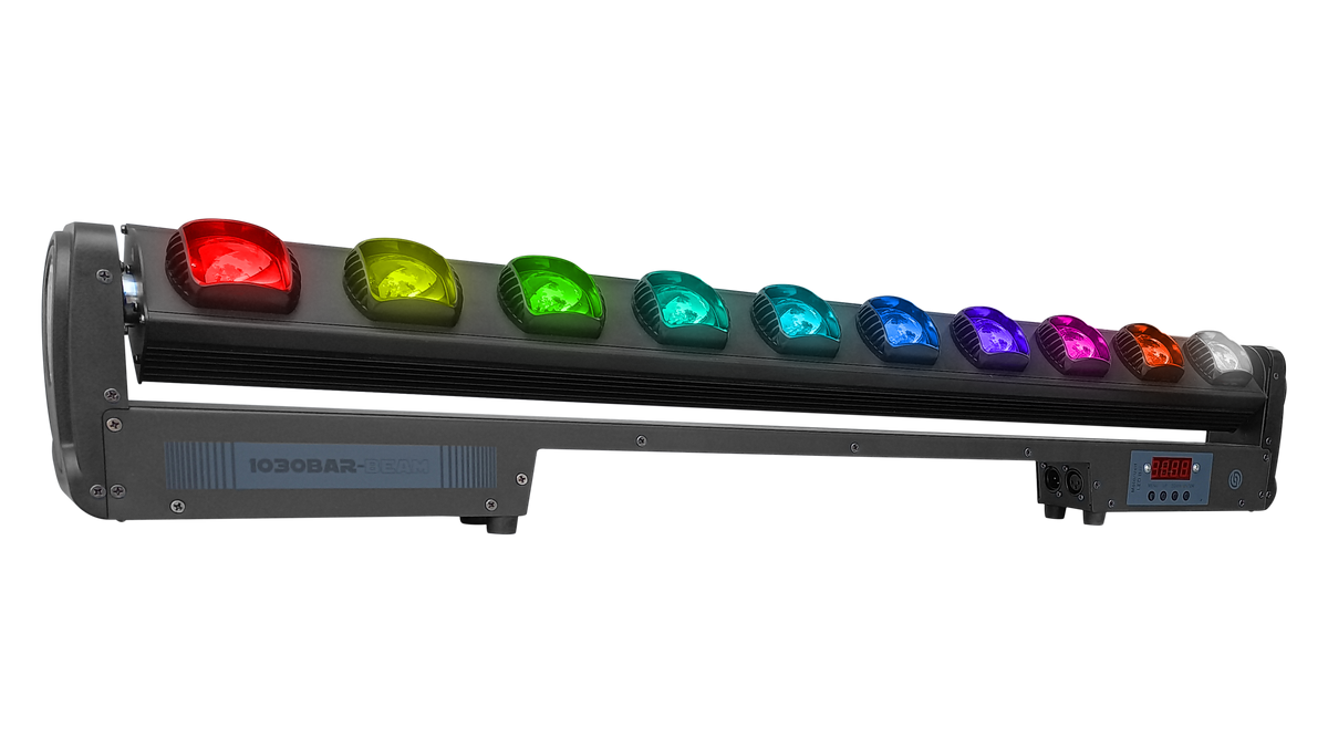 1030-BAR-BEAM Barra LED Beam 10x30W RGBW 4 en 1 DMX Profesional con 12 ...