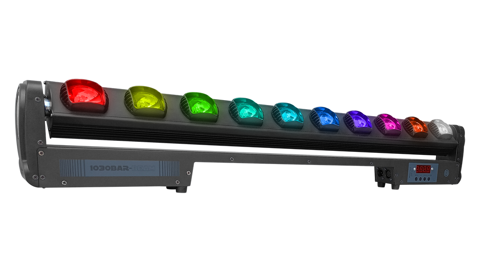 1030-BAR-BEAM Barra LED Beam 10x30W RGBW 4 en 1 DMX Profesional con 12 ...