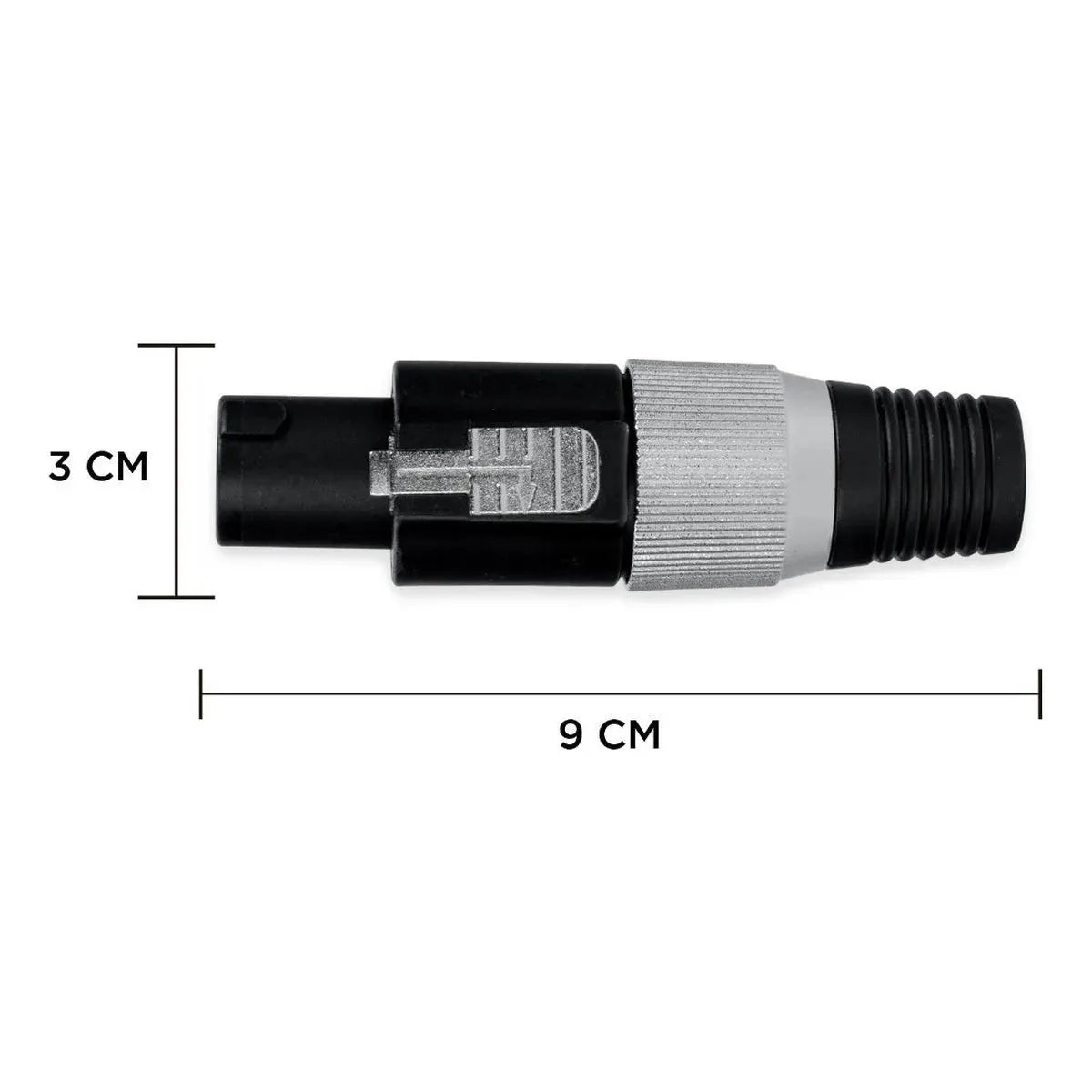 10 Conectores De Audio De 4 Polos Speakon Premium - Steelpro