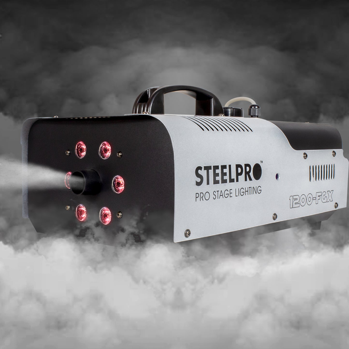 Maquina Humo Dmx 1200w Led Rgb Control Inalambrico Steelpro