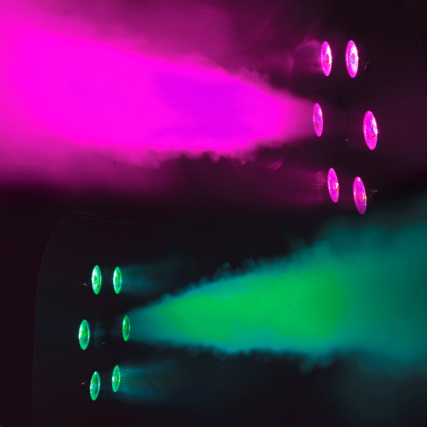 Maquina Humo Dmx 1200w Led Rgb Control Inalambrico Steelpro