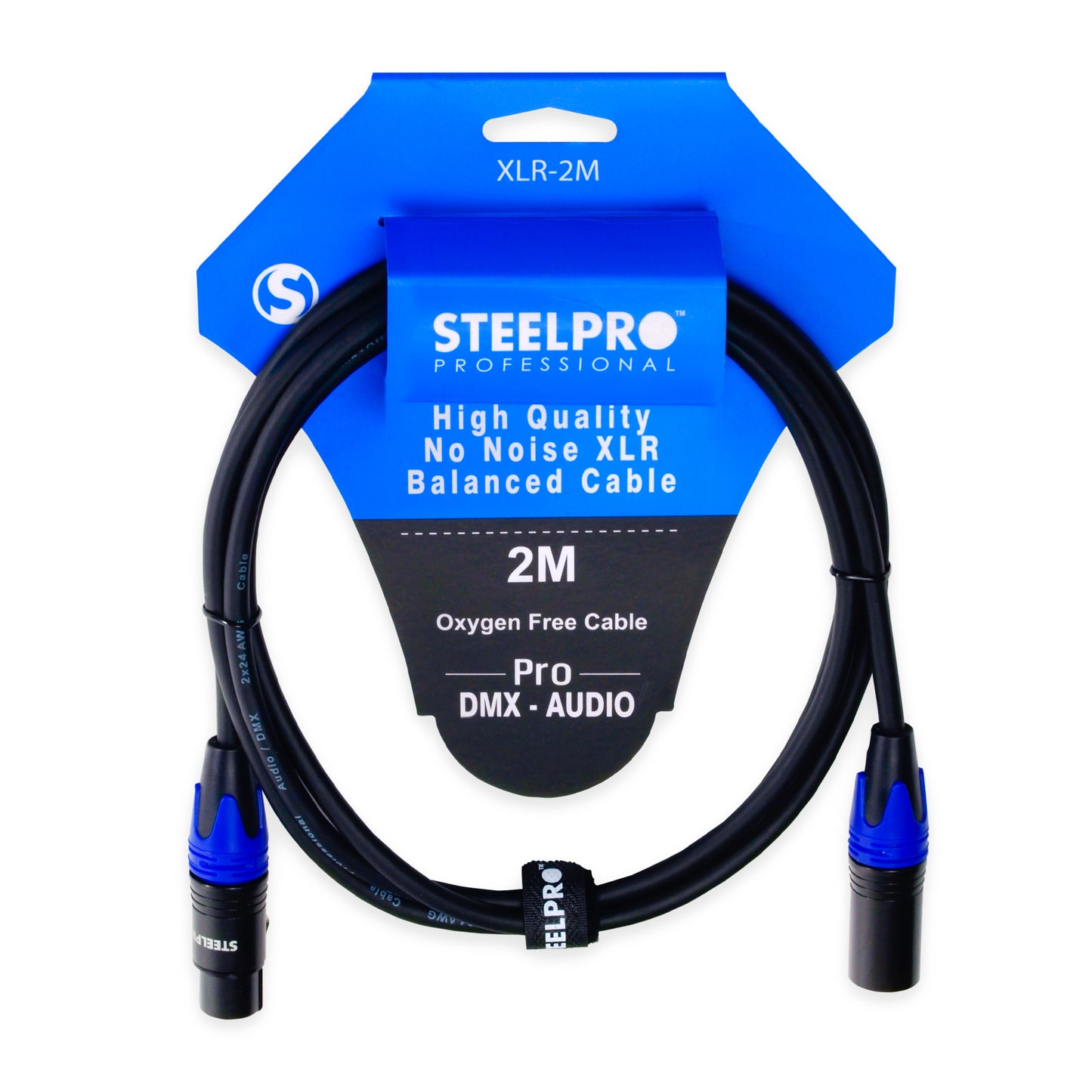 Cable Steelpro Xlr 2m Plug Cannon-jack Cannon Balanceado