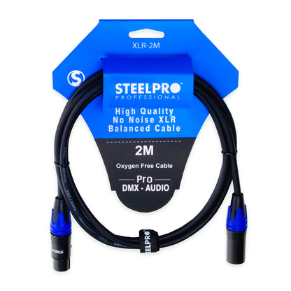 Cable Steelpro Xlr 2m Plug Cannon-jack Cannon Balanceado