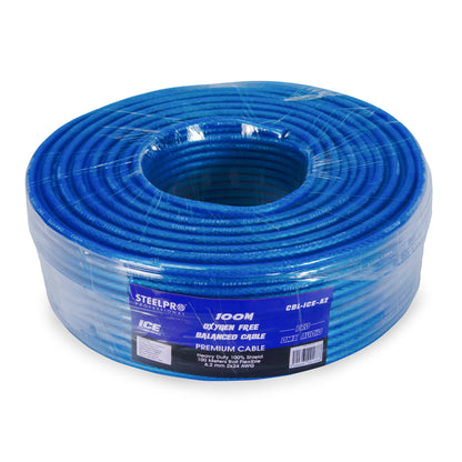 Cable Xlr 100m Balanceado Profesional Macho-hembra Steelpro