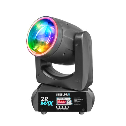 2R-MAX2 Set de 2 Cabezas Robóticas Beam 150w Efecto Rainbow Con Case Steelpro