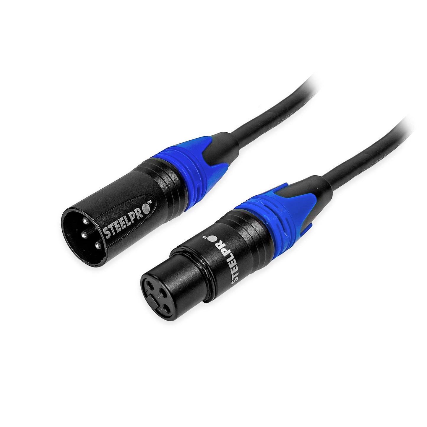 Cable Xlr 10m Balanceado Profesional Macho - Hembra Steelpro