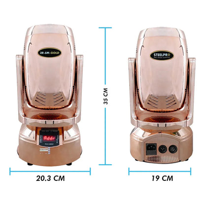2 Cabezas Móviles Gold Beam 2r Rainbow Con Case  -steelpro