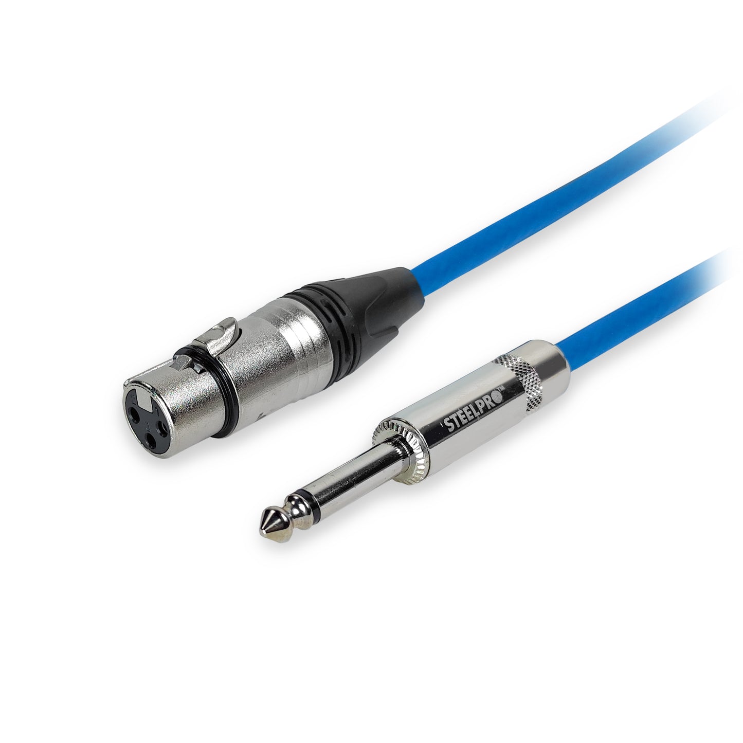 Cable Para Microfono Profesional 6m Hembra-plug 6.3 Steelpro
