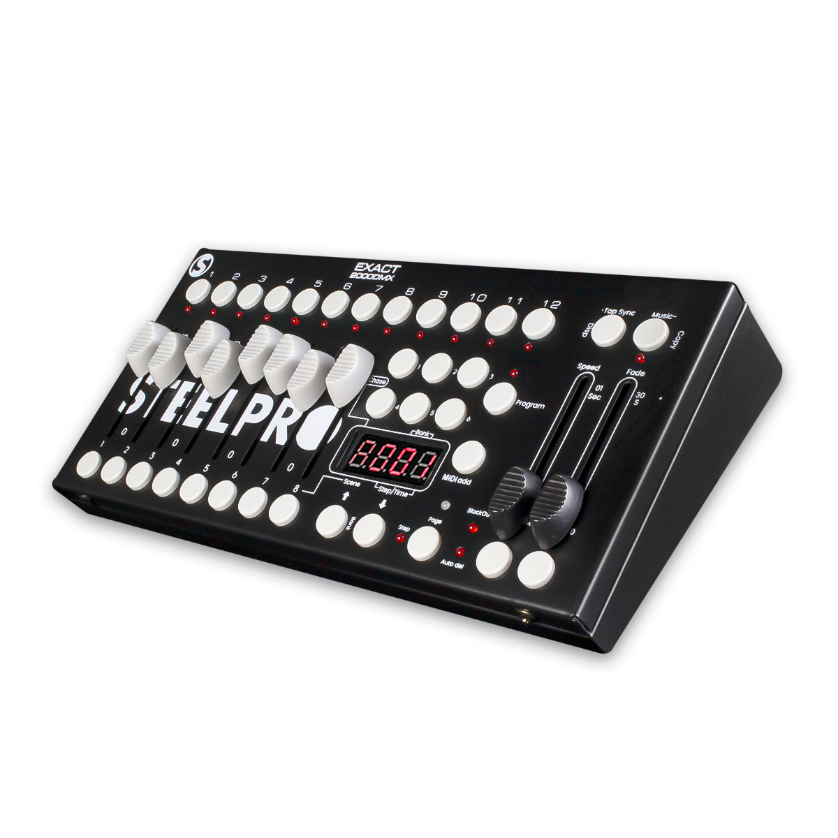 Controlador Iluminación Profesional Dmx Steelpro Exact-2000