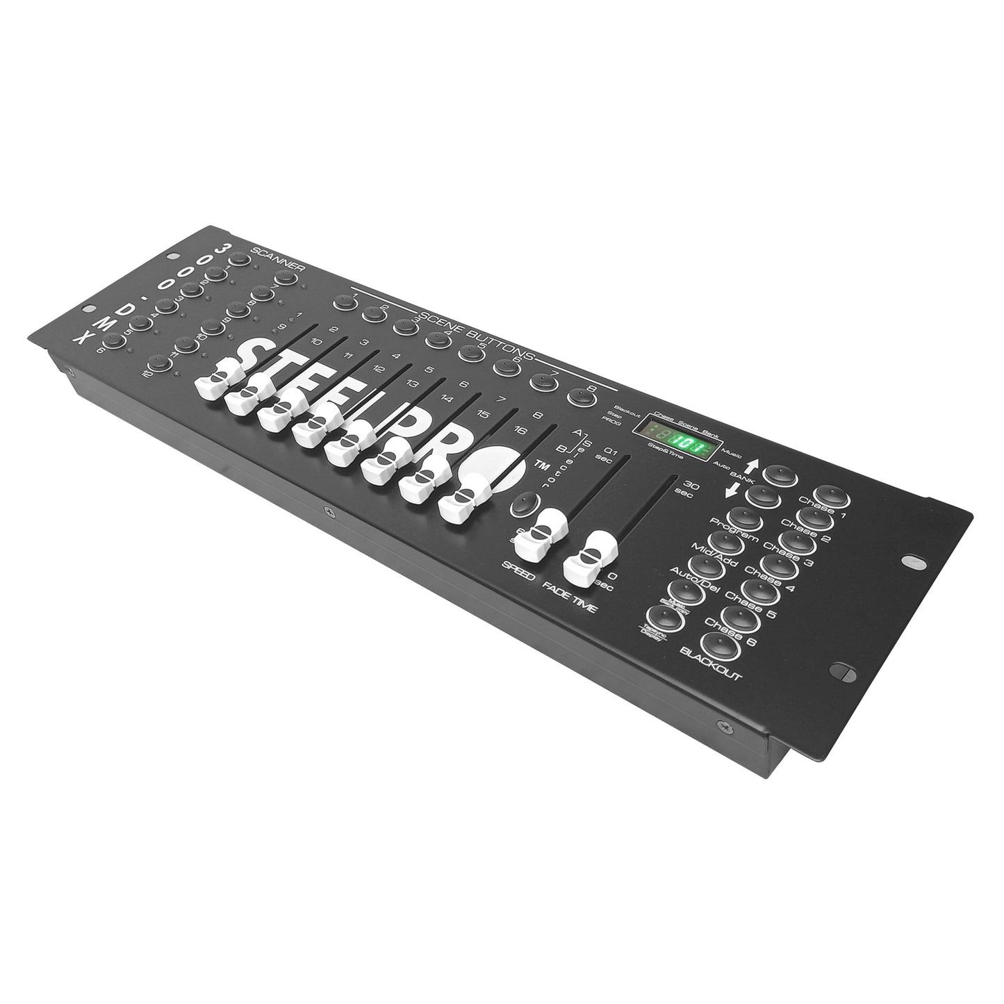 Controlador Dmx512 ,12 Escaners  , 192 Canales -  Steelpro
