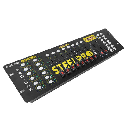 3000-DMX PRO-ONE Controlador Profesional DMX 192 Canales Steelpro