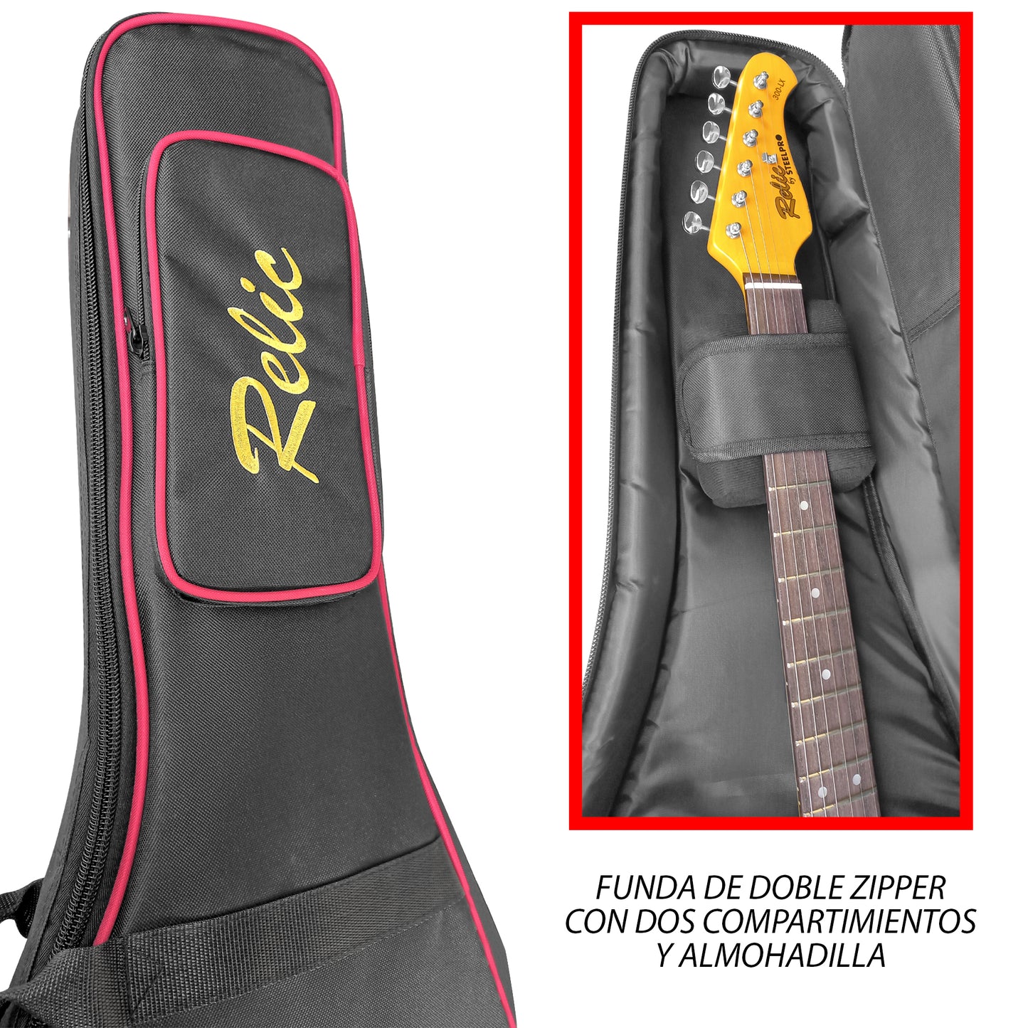 Guitarra Eléctrica Steelpro Jethro 300-LX Relic Premium 39