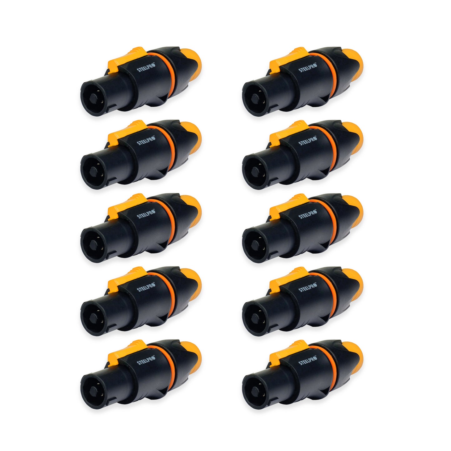 10 Conectores De Audio De 4 Polos Speakon - Steelpro