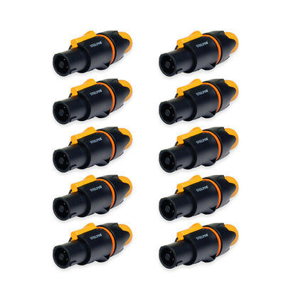 10 Conectores De Audio De 4 Polos Speakon - Steelpro