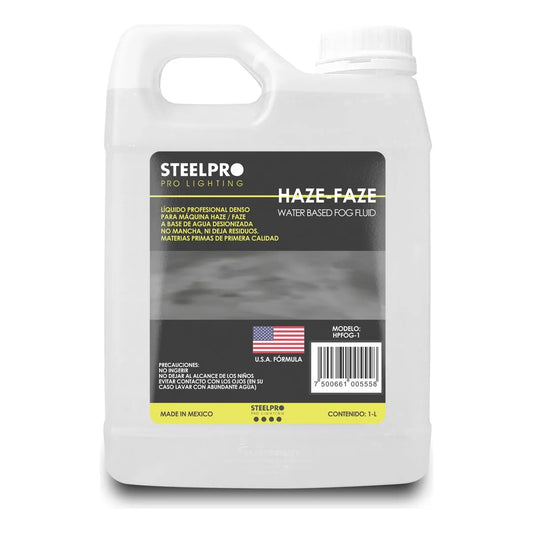 3 Líquidos Para Cámara De Humo Haze Base Agua 1l Steelpro