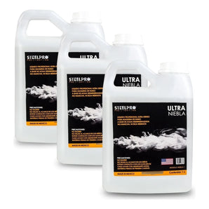3 Líquidos Para Cámara De Humo Steelpro Ultra Niebla 1 Litro Color Incoloro