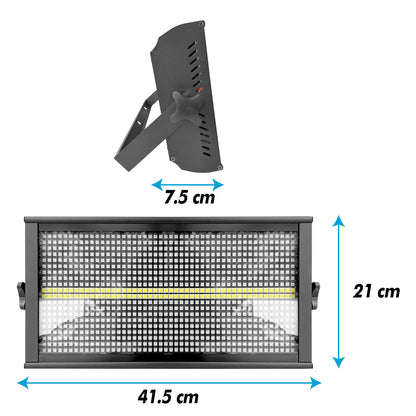 Case 8 Estrobos Steelpro 960 Leds RGBW+Estrobo 488-STR-K8