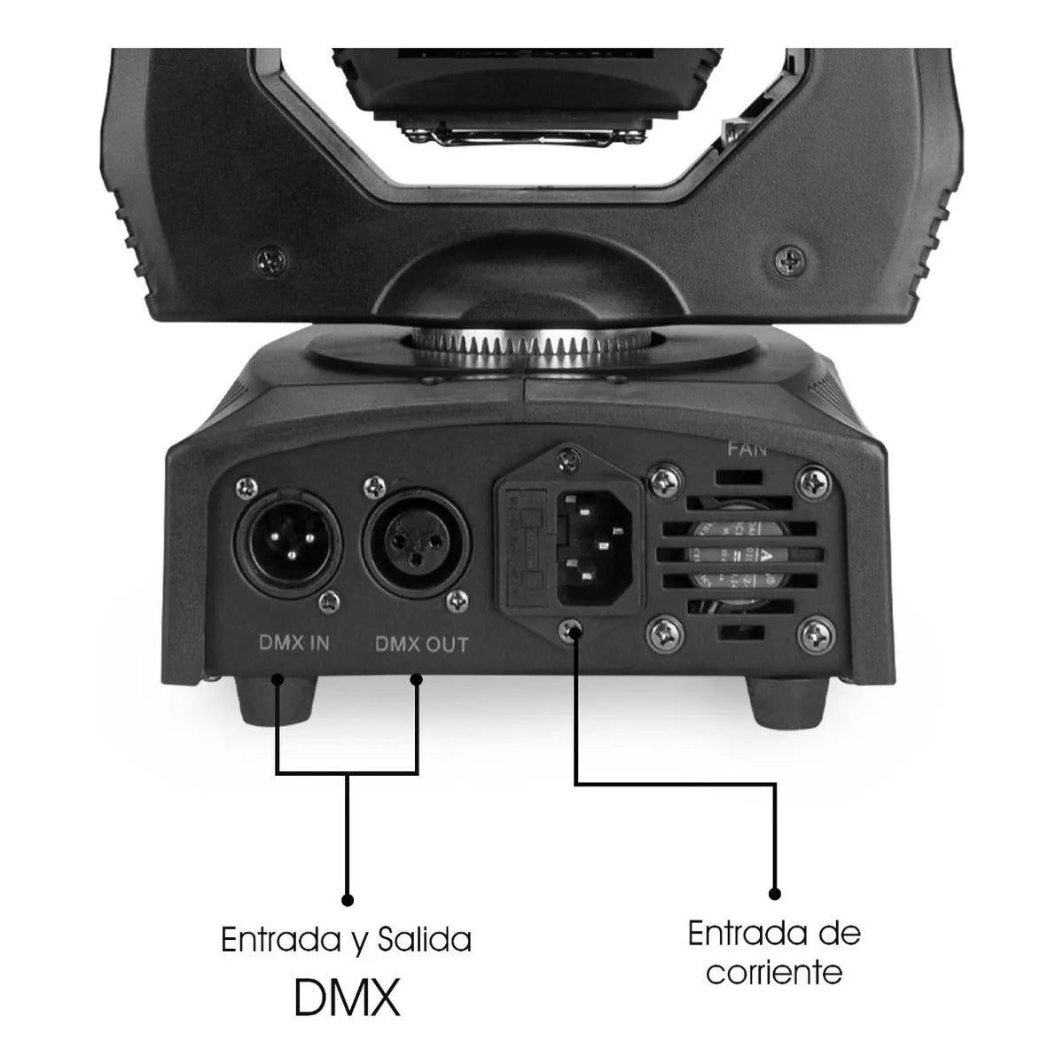 4 Cabezas Móvil Spot Con Gobos 90 Watts