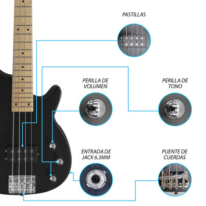 Paquete Bajo Eléctrico Jethro 503-SK Series By Steelpro