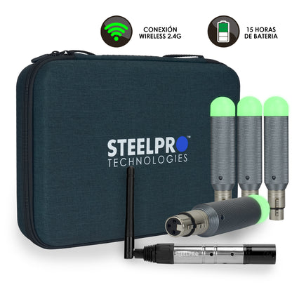 Antenas Inalámbricas Batería Recargable 5w-dmx Steelpro