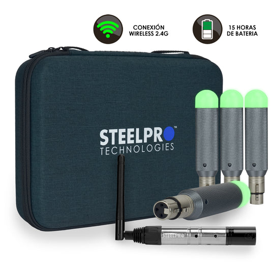 Antenas Inalámbricas Batería Recargable 5w-dmx Steelpro