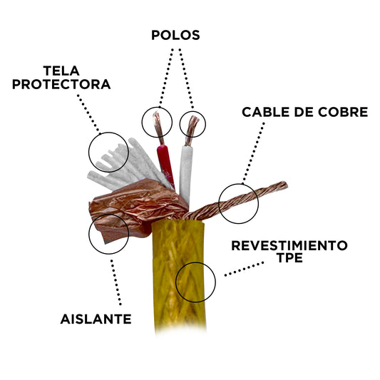 Cable Xlr 100m Balanceado Steelpro Cbl-ice-yll Dmx Microfono