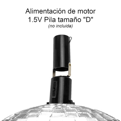 70M-BALL Esfera De Espejos Retro Motorizada Steelpro
