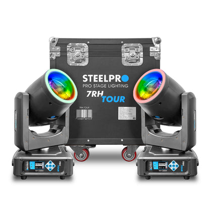 Case con 2 Cabezas Móviles Steelpro 7RH-TOUR