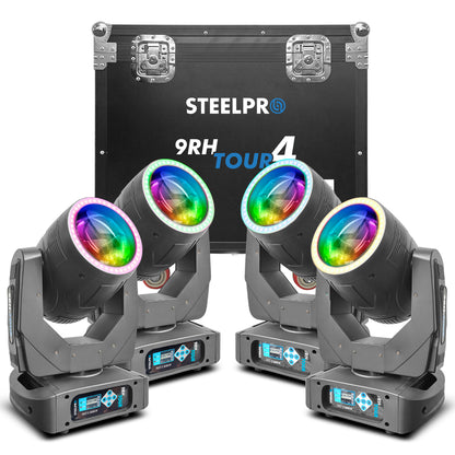 Case con 4 Cabezas Móviles Steelpro 9RH-TOUR4