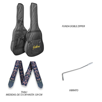 Paquete Guitarra Electrica Jethro 076-SK Series By Steelpro