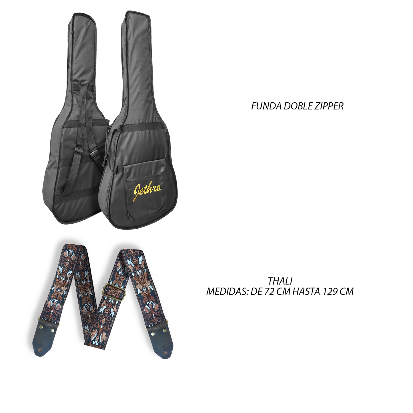 Paquete Guitarra Electrica Jethro 045-SK Series By Steelpro