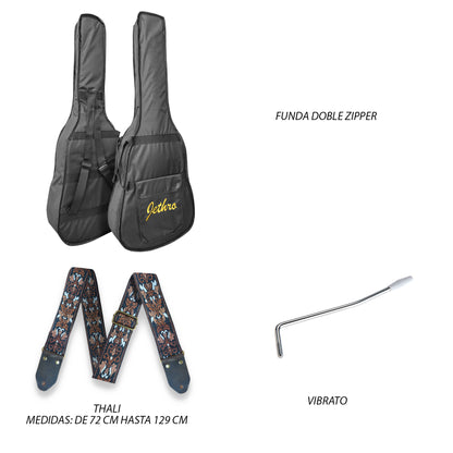Paquete Guitarra Electrica Jethro 077-SK Series By Steelpro