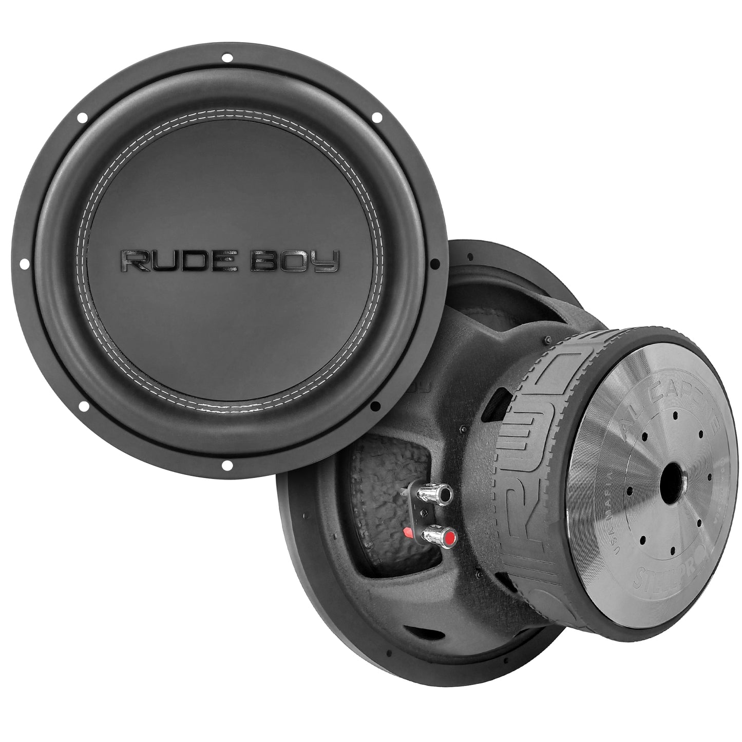 Subwoofer 12pulg 3800w Doble Bobina The Rude Boy By Steelpro - Negro