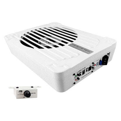 THE BRUTUS Subwoofer Amplificado 10'' 400w Rms Blanco The Rude Boy by Steelpro