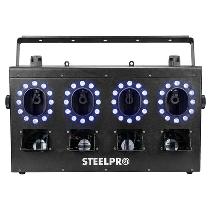 Máquina De Burbujas Con Humo RGBW 1500w Dmx Steelpro Atmos-4