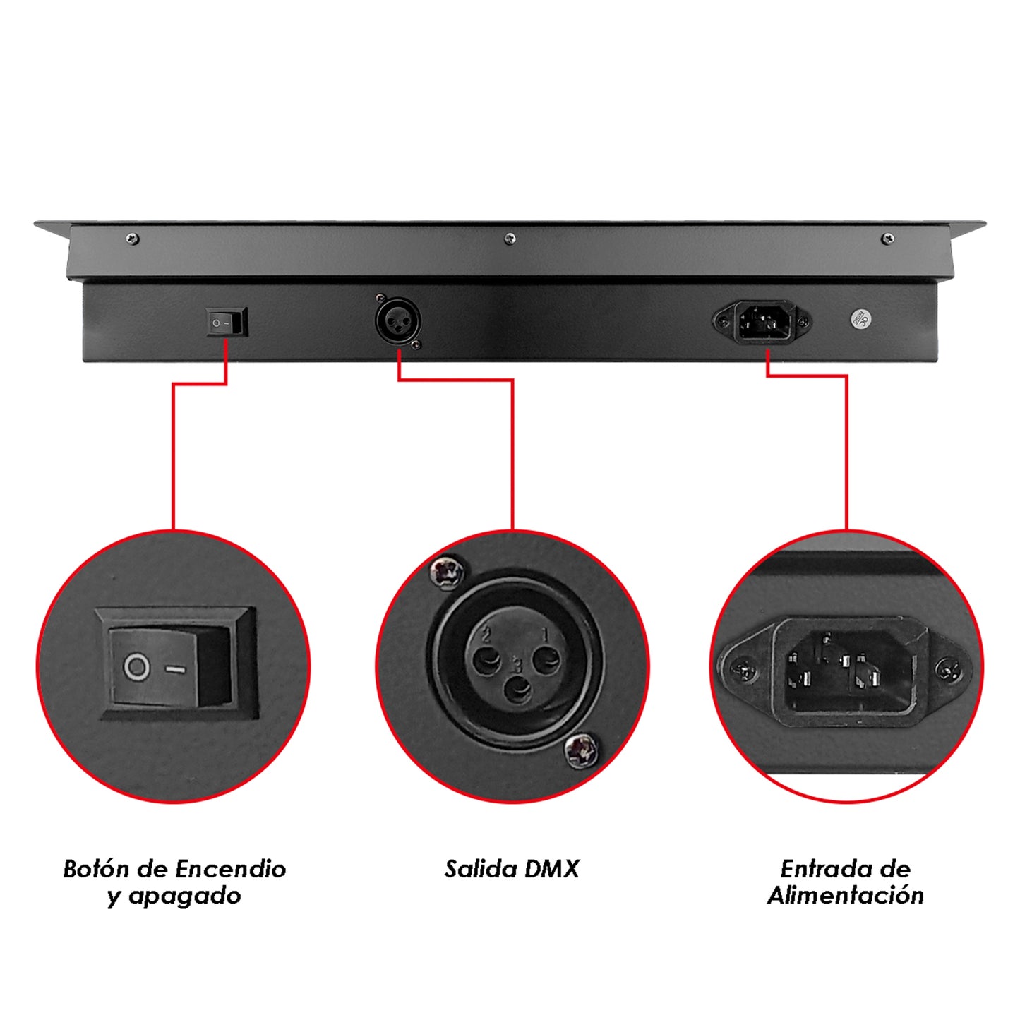 3000-DMX PRO-ONE Controlador Profesional DMX 192 Canales Steelpro