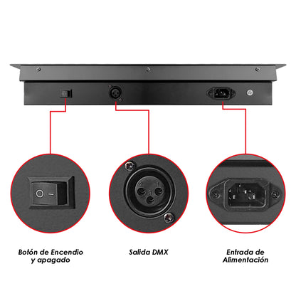 3000-DMX PRO-ONE Controlador Profesional DMX 192 Canales Steelpro