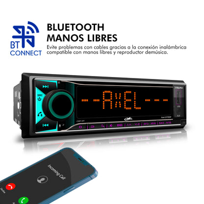 Autoestéreo 1 Din Dsp Bluetooth App 4x100w Axel By Steelpro