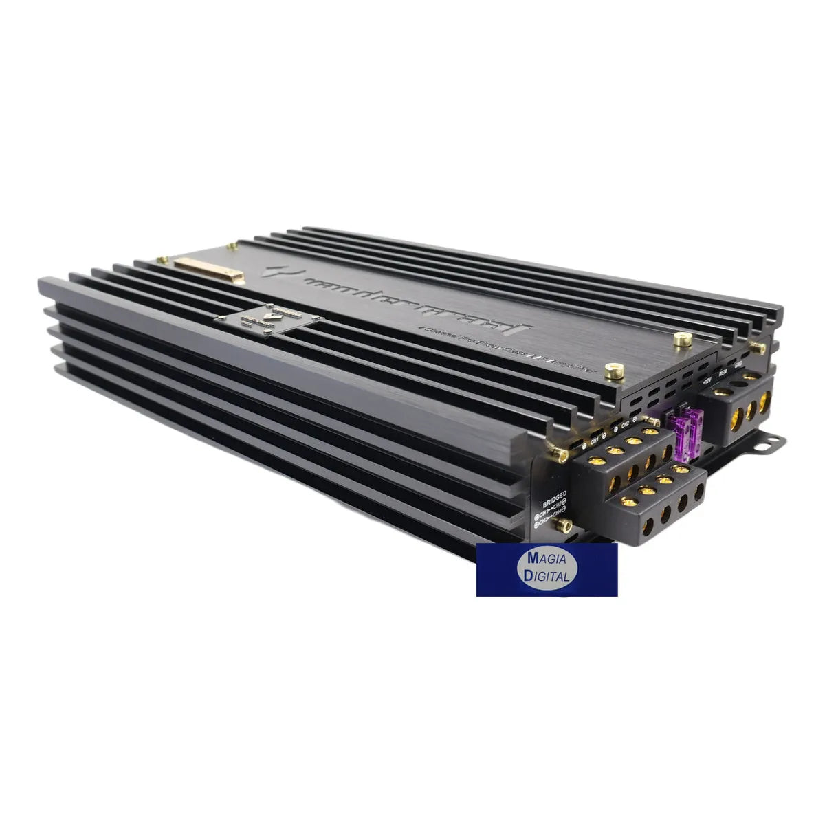Amplificador 4ch Evolution Vander Graaf 450w Monoblock Open Color Negro