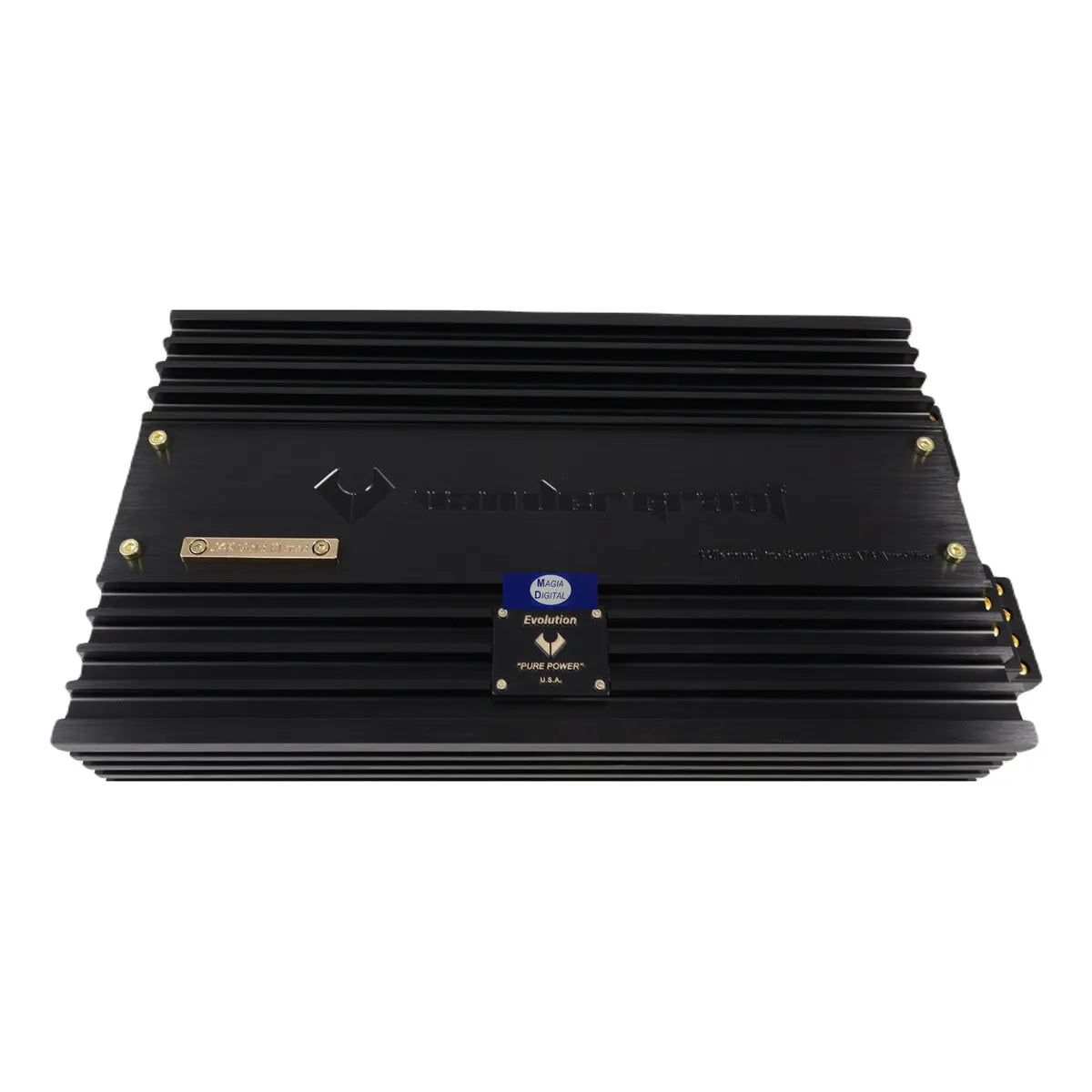 Amplificador 4ch Evolution Vander Graaf 450w Monoblock Open Color Negro